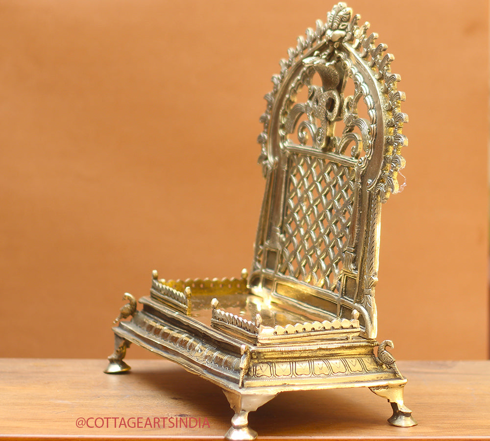 Brass Singhasan /Aasan Jali Frame 13.5"