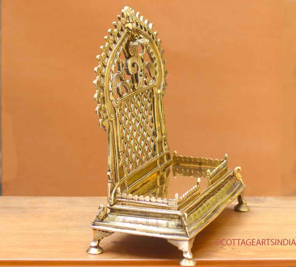 Brass Singhasan /Aasan Jali Frame 13.5"