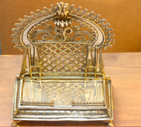 Brass Singhasan /Aasan Jali Frame 13.5"
