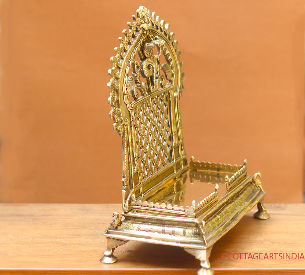 Brass Singhasan /Aasan Jali Frame 13.5"