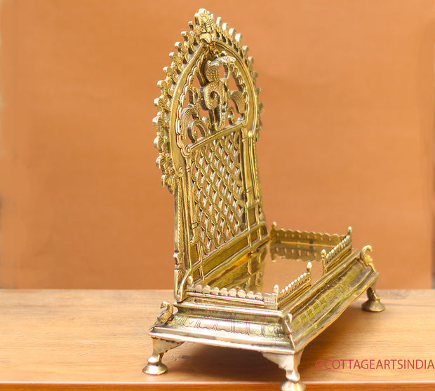 Brass Singhasan /Aasan Jali Frame 13.5"