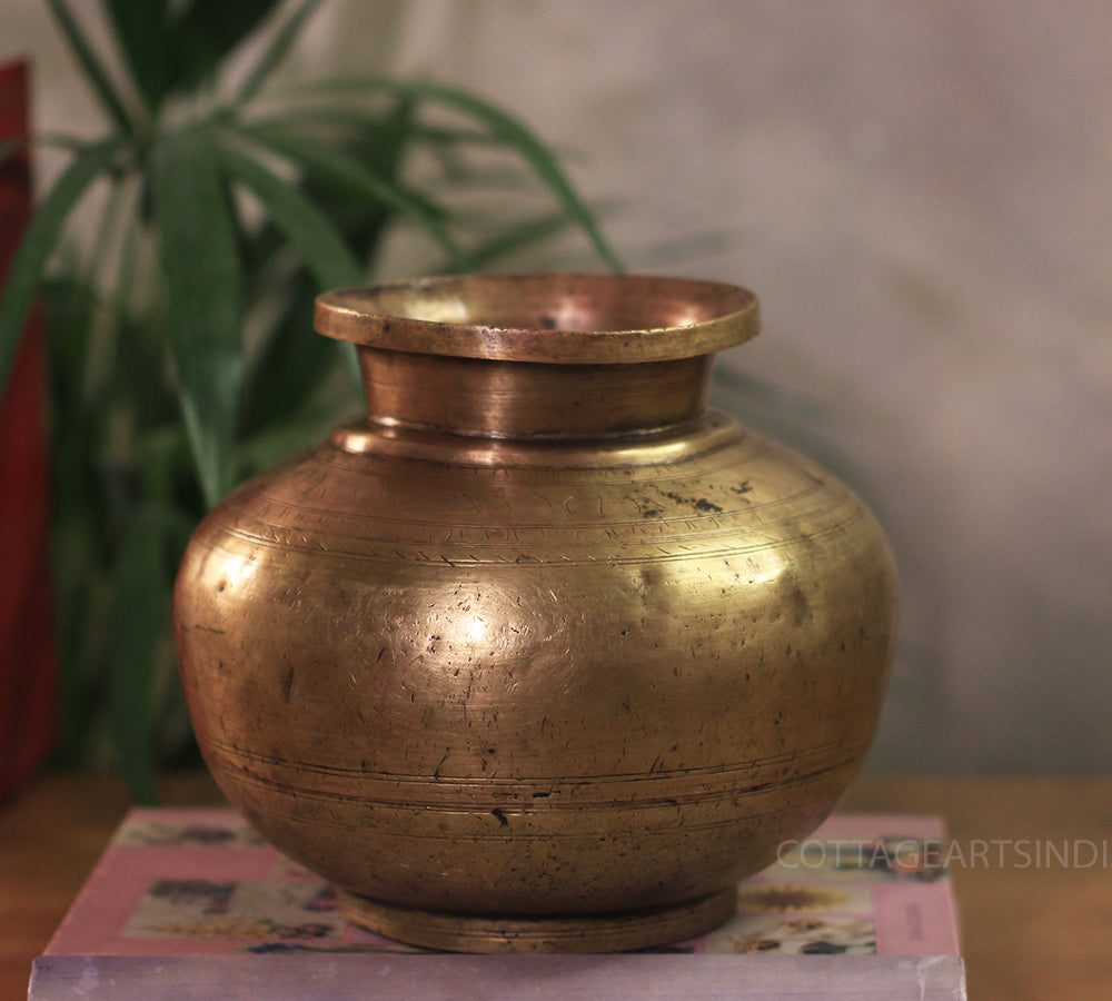 Brass Vintage Pot