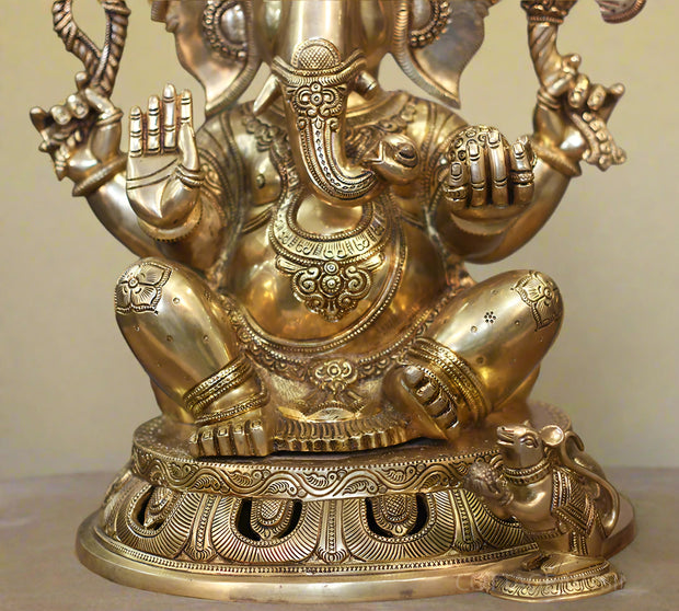 Premium Brass Exquisite Work Ganesha