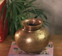 Brass Vintage Pot