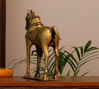 Brass Vintage Finished Horse