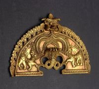 Brass Prabhawali Sheshnaag and Kirtmukha 13"