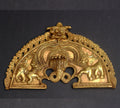 Brass Prabhawali Sheshnaag and Kirtmukha 13"