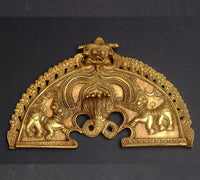 Brass Prabhawali Sheshnaag and Kirtmukha 13"