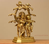 Brass Radha Krishna Tree