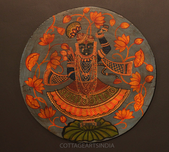 Miniature Painting on Wood - Balaji