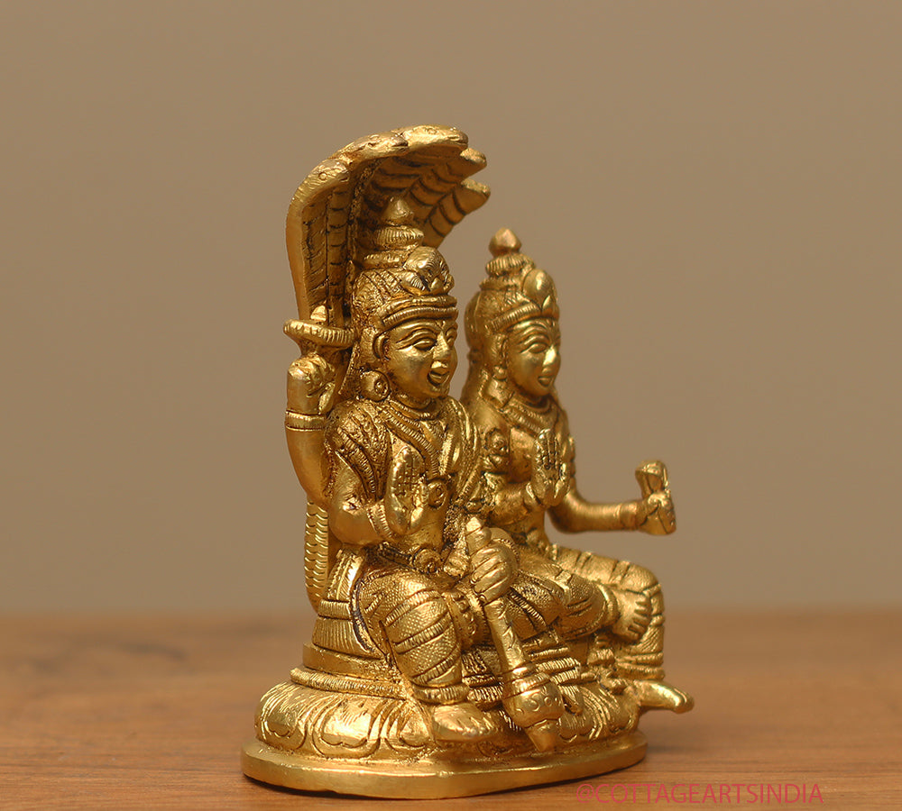 Brass Narayana /Vishnu Laxmi