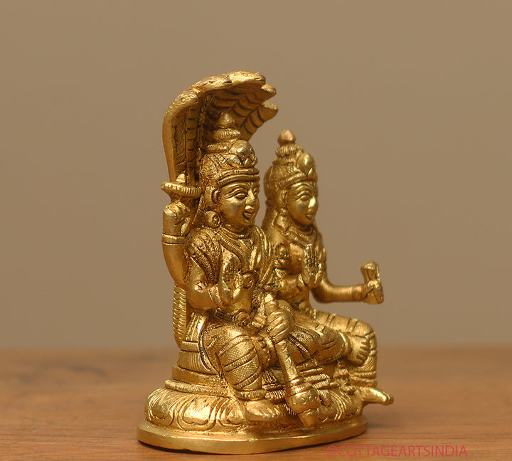 Brass Narayana /Vishnu Laxmi