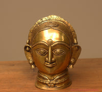 Brass Gauri Head 9"