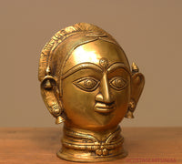 Brass Gauri Head 9"