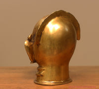 Brass Gauri Head 9"