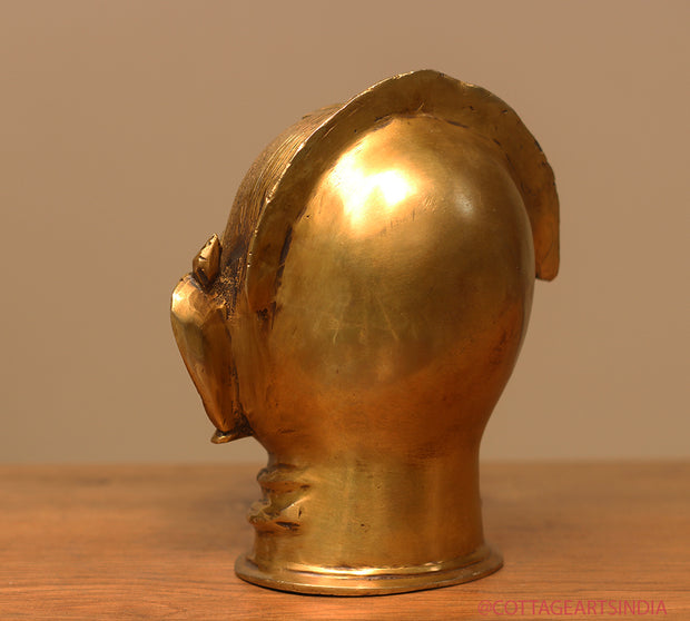 Brass Gauri Head 9"