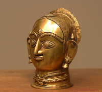 Brass Gauri Head 9"