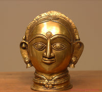 Brass Gauri Head 9"