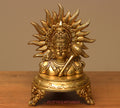 Brass Hanuman SuryaChakra