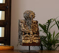 Vintage Hand-Carved Teak Wood Bracket Sculpture | Heritage Décor