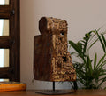 Vintage Hand-Carved Teak Wood Bracket Sculpture | Heritage Décor
