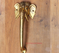 Brass Elephant Door Handle