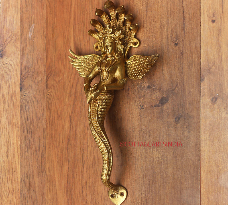 Brass Nagkanya Door Handle