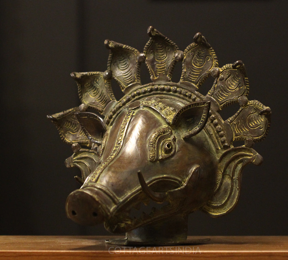 Bronze Panjurli Bhuta Mask