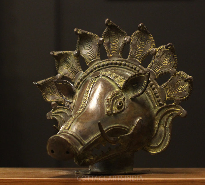 Bronze Panjurli Bhuta Mask