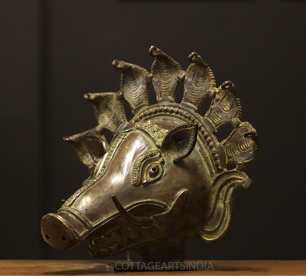 Bronze Panjurli Bhuta Mask