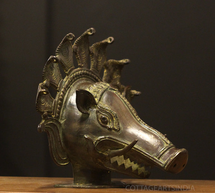 Bronze Panjurli Bhuta Mask