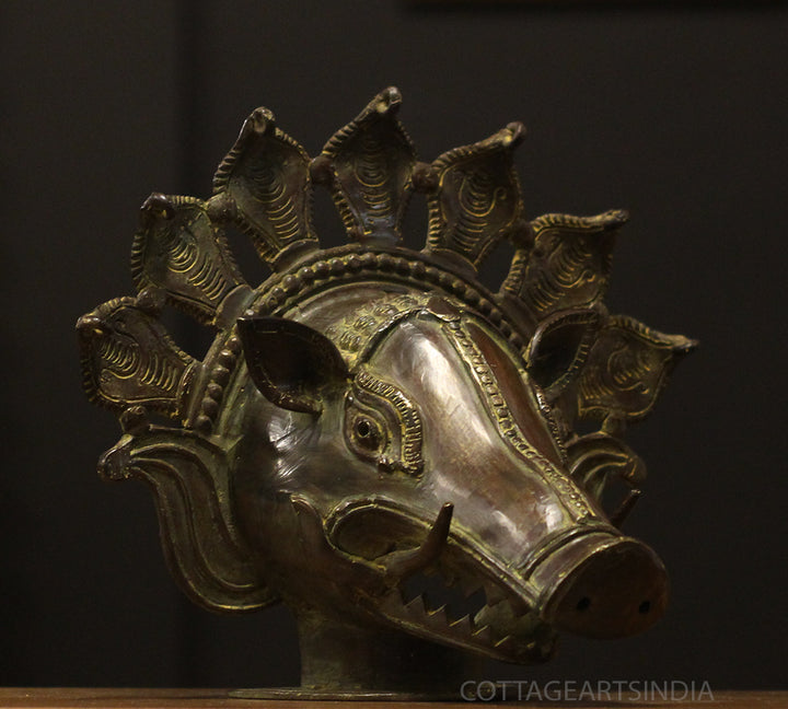 Bronze Panjurli Bhuta Mask
