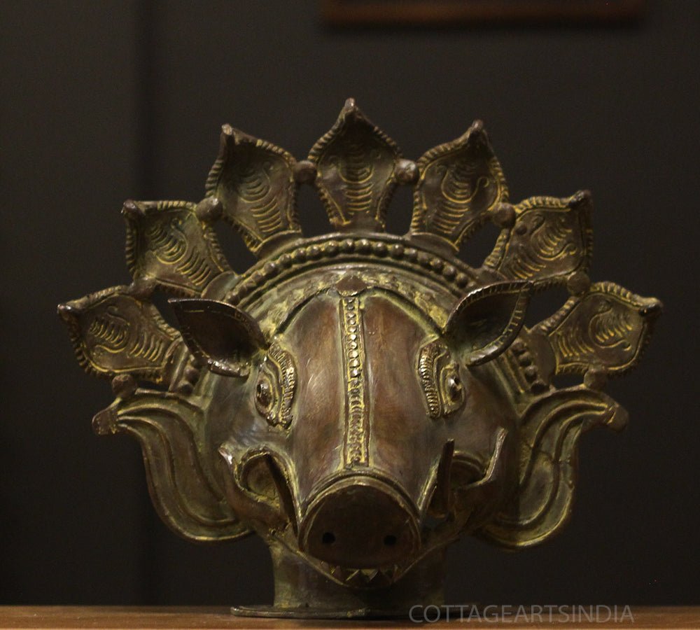 Bronze Panjurli Bhuta Mask