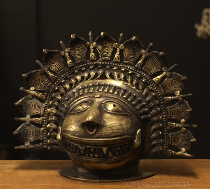 Bronze Panjurli Bhuta Mask