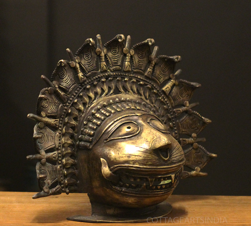 Bronze Panjurli Bhuta Mask