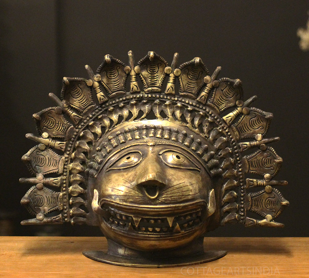 Bronze Panjurli Bhuta Mask