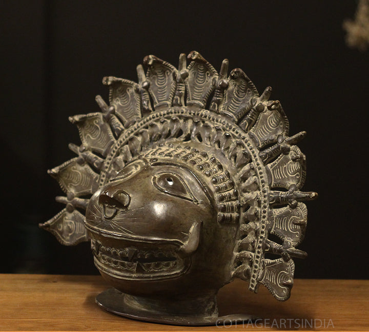 Bronze Panjurli Bhuta Mask -Rare Find