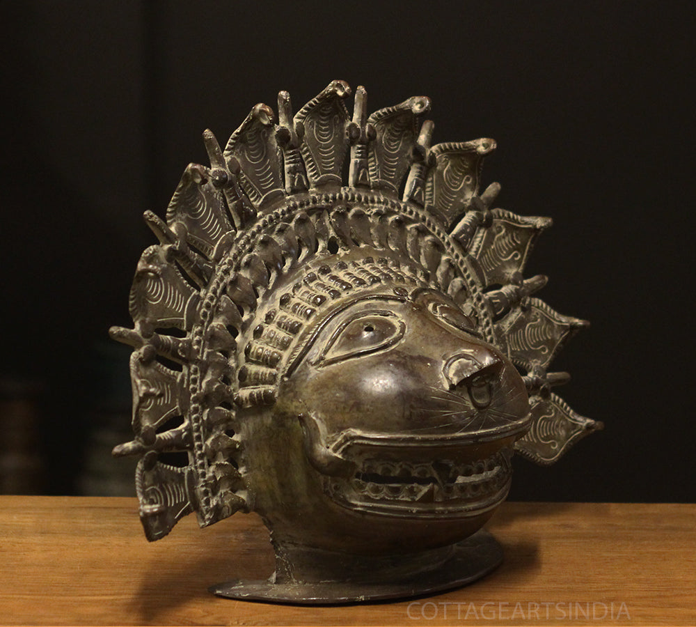 Bronze Panjurli Bhuta Mask -Rare Find
