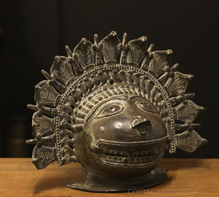 Bronze Panjurli Bhuta Mask -Rare Find