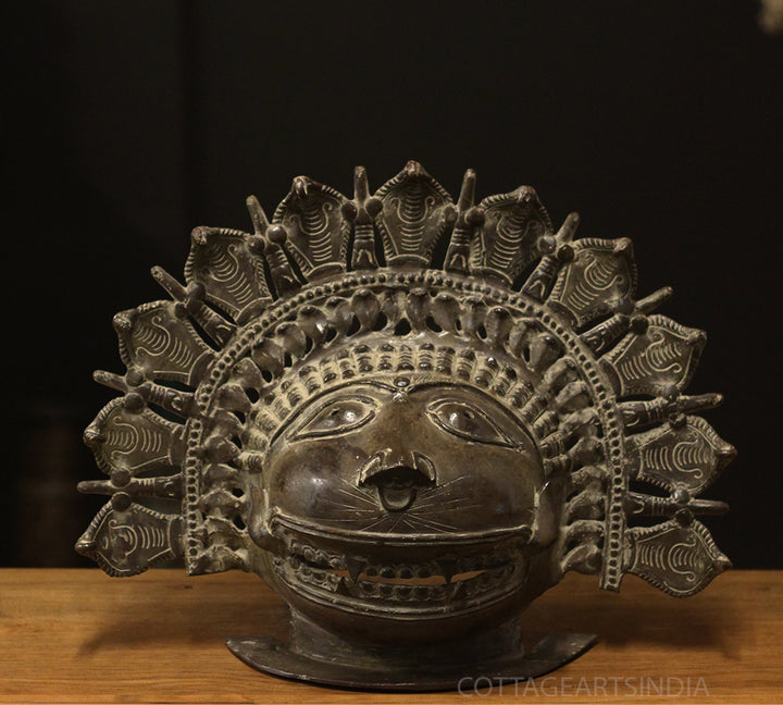 Bronze Panjurli Bhuta Mask -Rare Find
