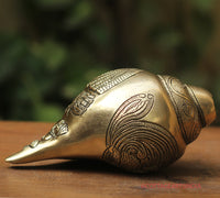 Brass Blowing Shanhka /Conch Vishnu Narayan