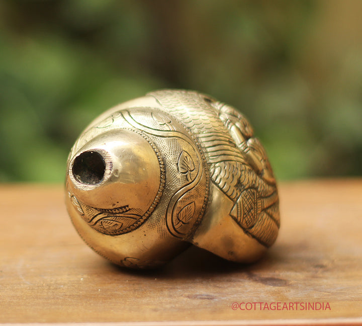 Brass Blowing Shanhka /Conch Vishnu Narayan