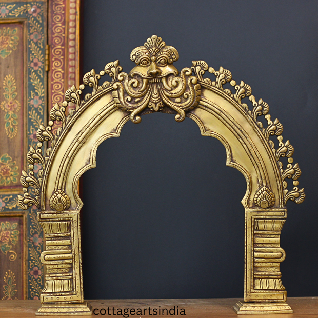 Brass Prabhawali Kirtmukha