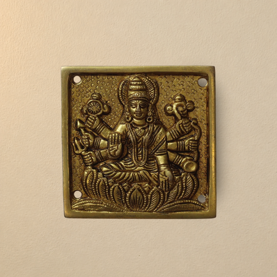 Brass Ashta Lakshmi Wall Hanging (Set of 8 Lakshmi) For Pooja Room