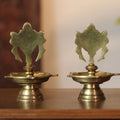 Brass Shankh Chakra Diya