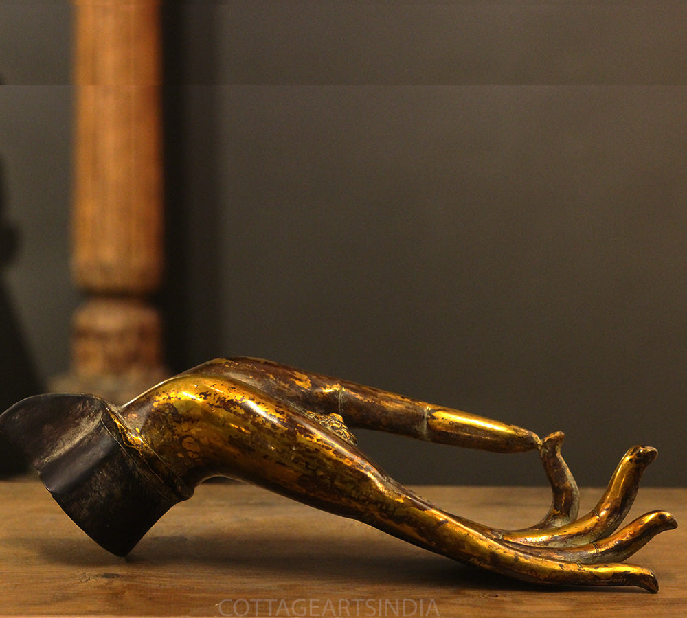 Brass Buddha Hand Table Decor
