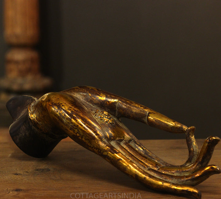 Brass Buddha Hand Table Decor