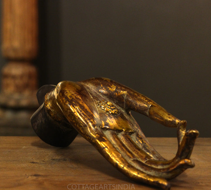 Brass Buddha Hand Table Decor