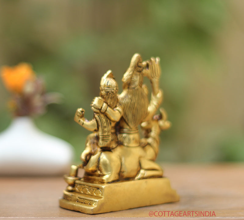 Brass Shiva family Parivar 4.5"