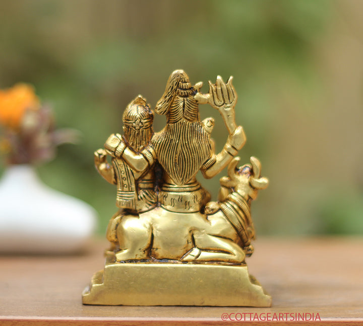 Brass Shiva family Parivar 4.5"